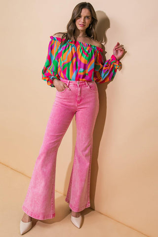 COMING TOGETHER TWILL PANTS - Glamourous Grace