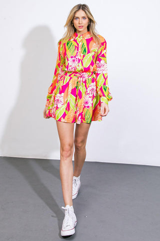 KEEPING YOU COMPANY WOVEN ROMPER - Glamourous Grace