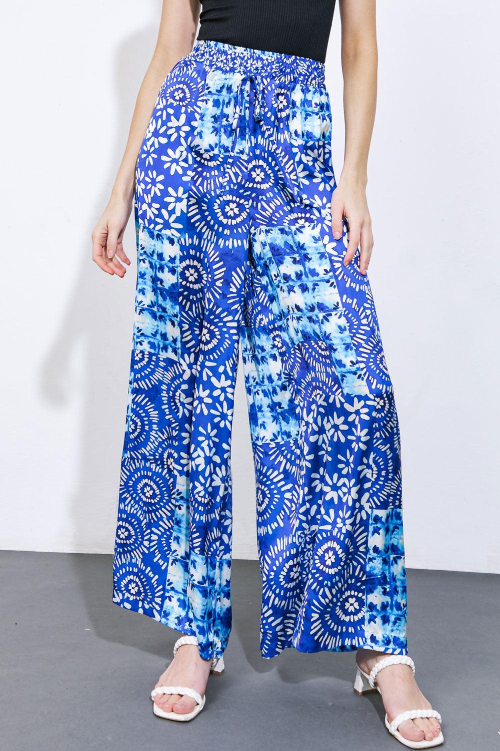 BEAUTIFUL BORDERS WOVEN PANTS - Glamourous Grace