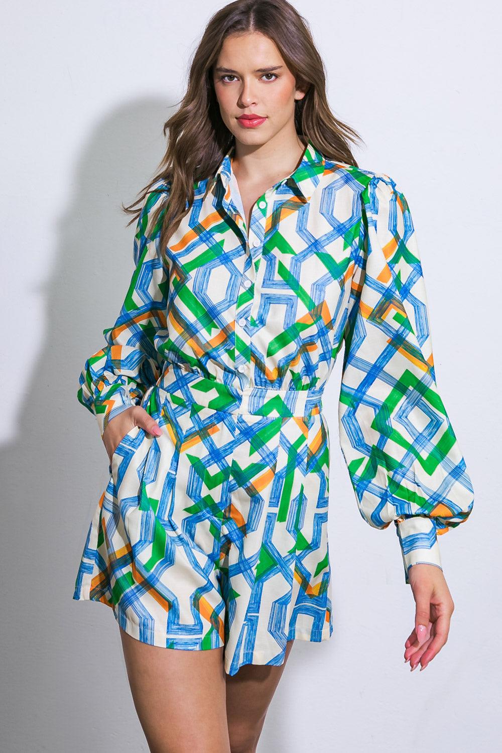 FOR THE OCCASION WOVEN ROMPER - Glamourous Grace