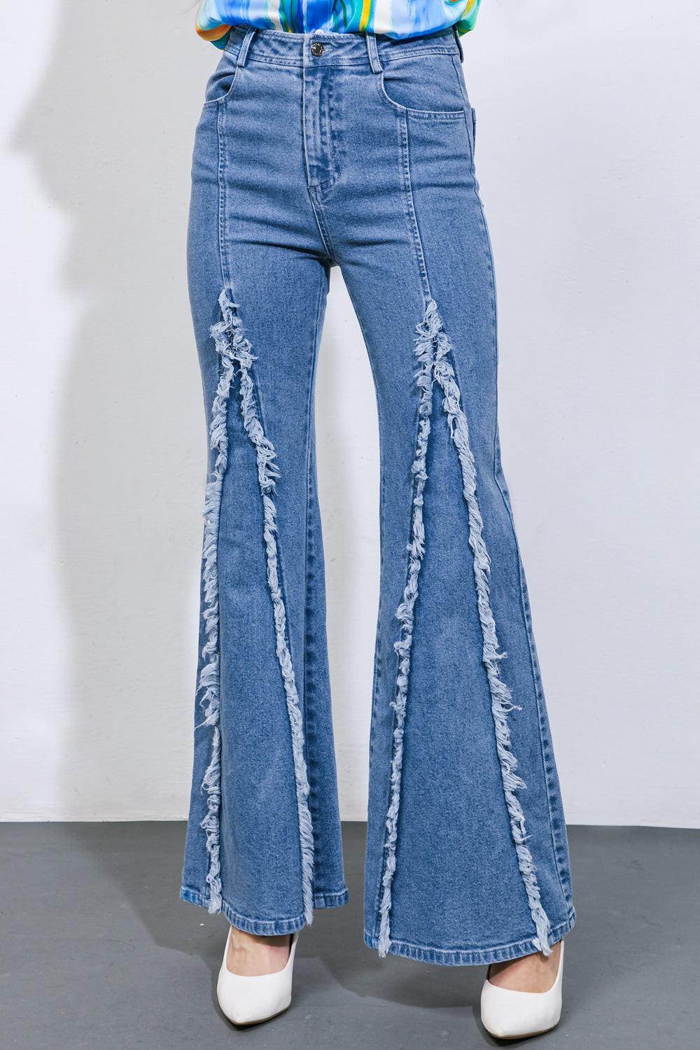UNDER THE TUSCAN SUN DENIM PANTS - Glamourous Grace