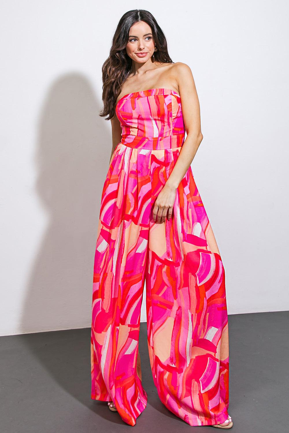 SOMEBODY LOVES WOVEN JUMPSUIT - Glamourous Grace