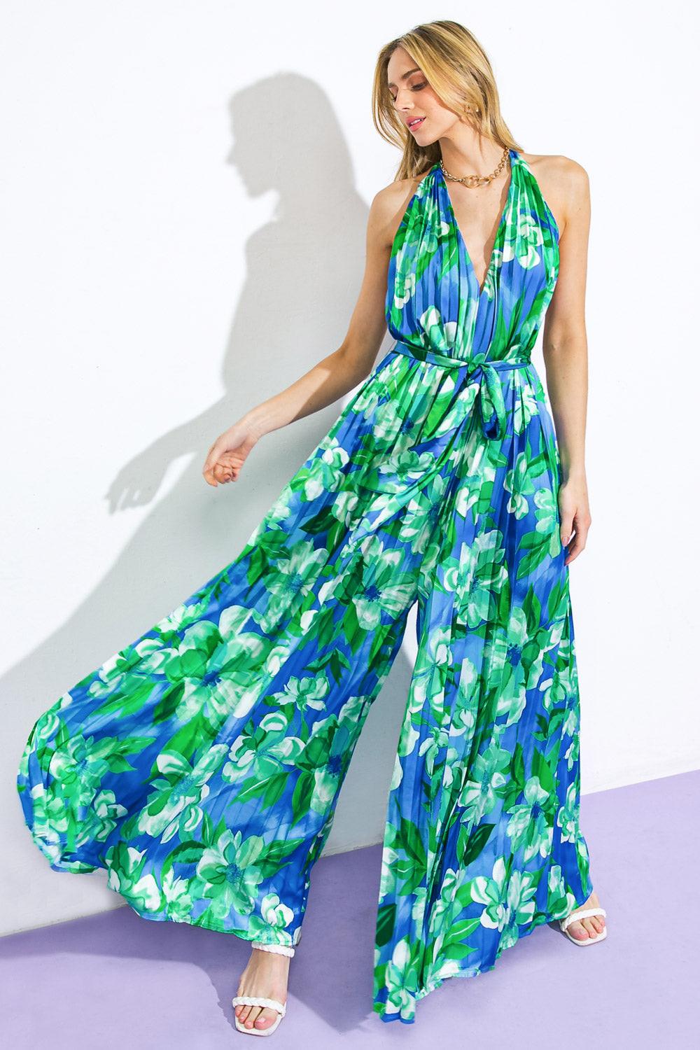 FRIDAY EVENING WOVEN JUMPSUIT - Glamourous Grace