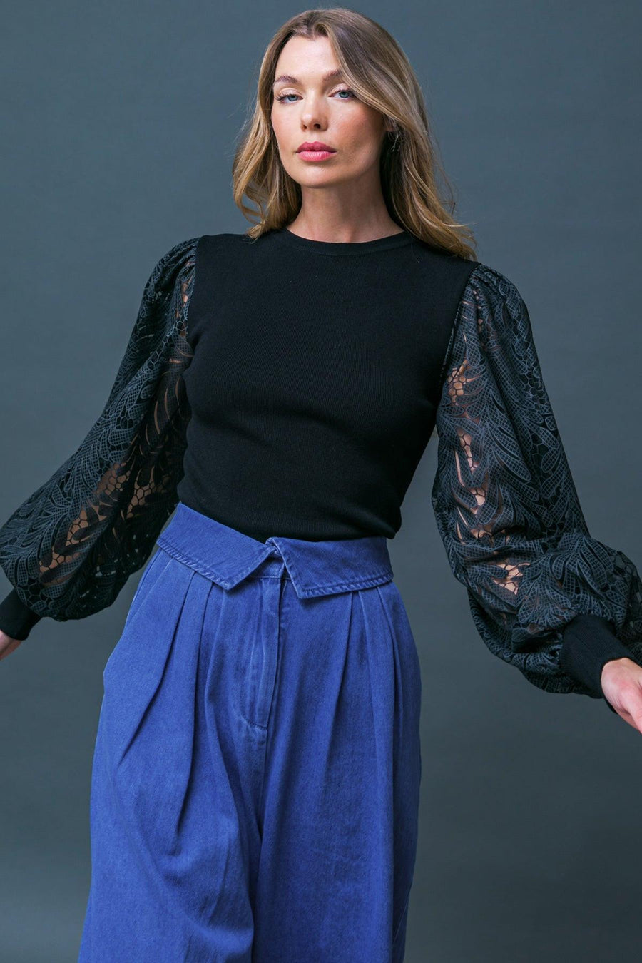 LEISURE LIFE SWEATER TOP - Glamourous Grace