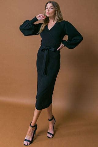 ADORABLE IDEAL SWEATER MIDI DRESS - Glamourous Grace