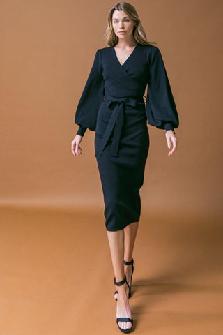 ADORABLE IDEAL SWEATER MIDI DRESS - Glamourous Grace