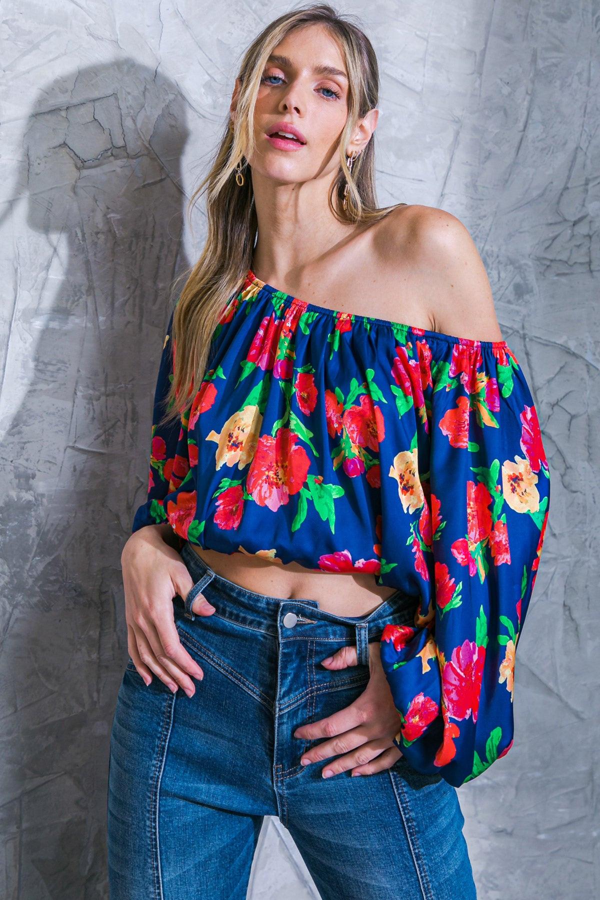 UNFORGETTABLE MUSE WOVEN TOP - Glamourous Grace