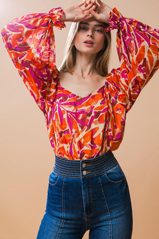 DESIRABLE STYLE WOVEN TOP - Glamourous Grace