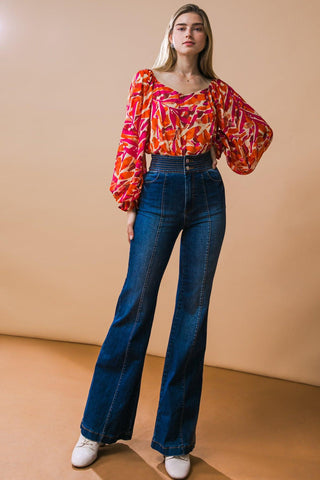 DESIRABLE STYLE WOVEN TOP - Glamourous Grace