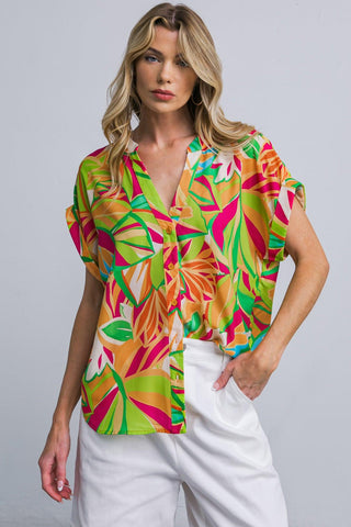 FAVORITE ICON WOVEN TOP - Glamourous Grace