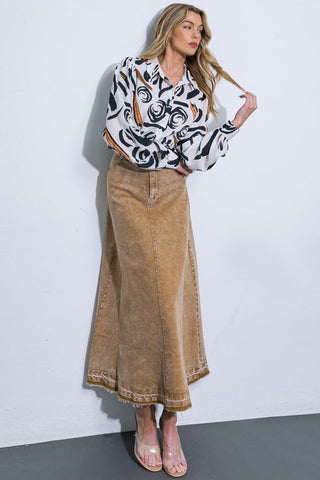 MAIN EVENT WOVEN TOP - Glamourous Grace