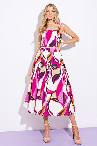 COCKTAIL CLUB WOVEN TWILL TOP AND SKIRT - Glamourous Grace