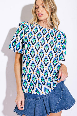 FRESH TAKE WOVEN TOP - Glamourous Grace