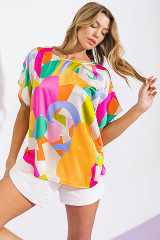BREATHE FREELY WOVEN TOP - Glamourous Grace