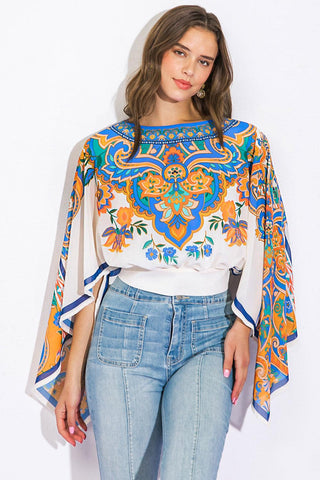 RIGHT THIS WAY WOVEN TOP - Glamourous Grace