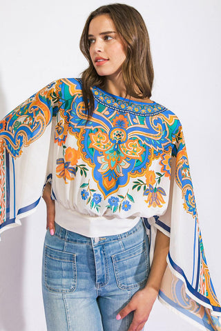 RIGHT THIS WAY WOVEN TOP - Glamourous Grace