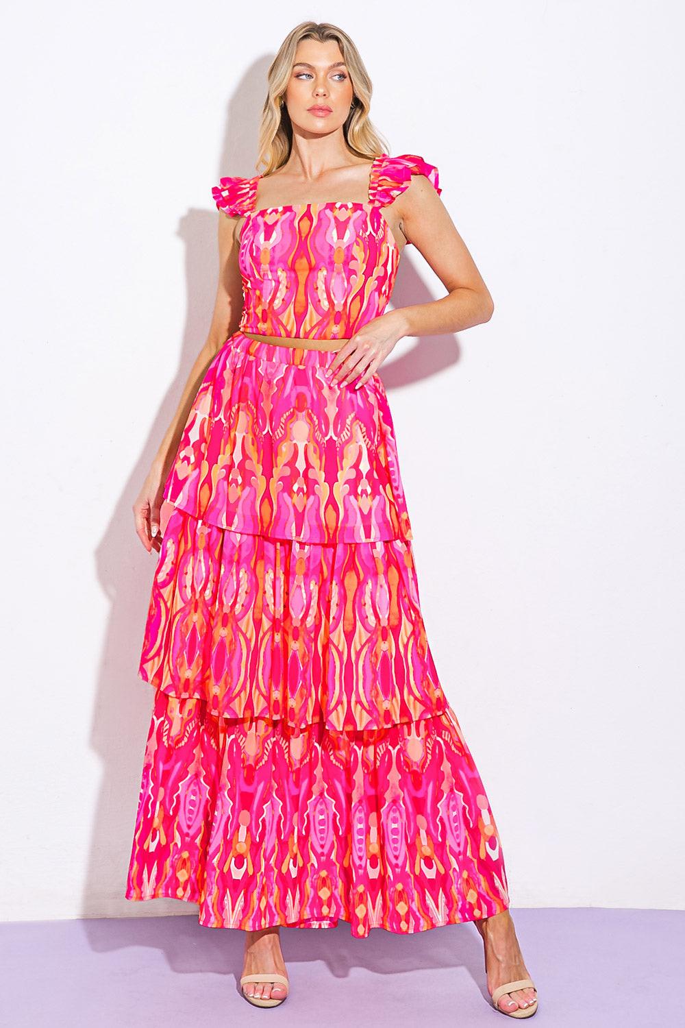 JUST A LITTLE BIT WOVEN SET - Glamourous Grace