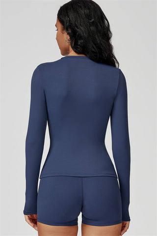 The Oasis Long Sleeve T-shirt Shorts 2-Piece Set