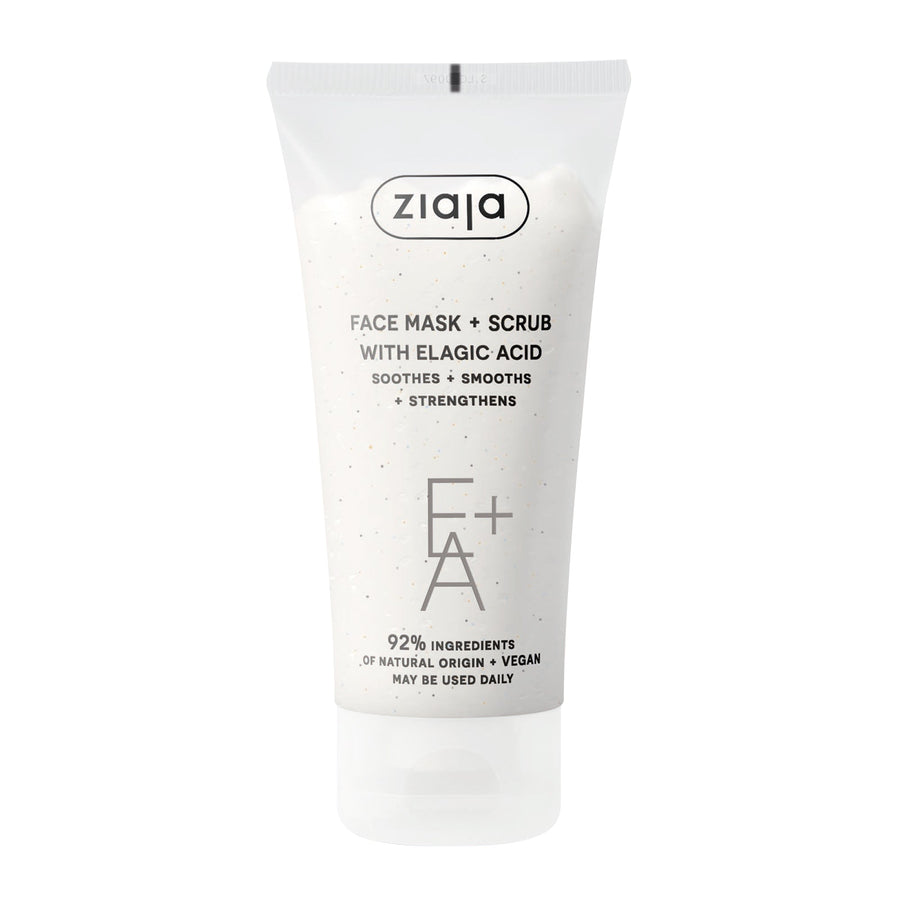 Face Mask and Scrub with Elagic Acid - Glamourous Grace