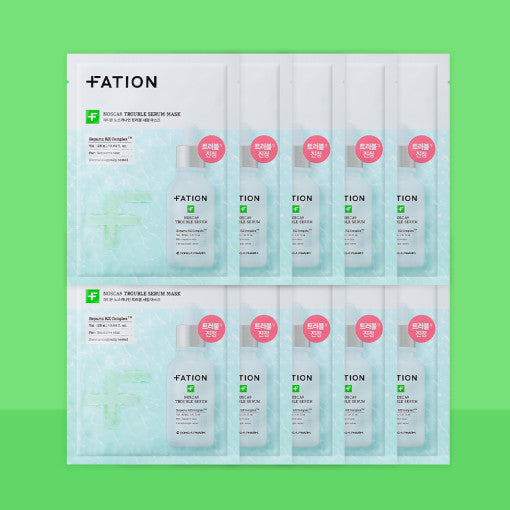 FATION Nosca9 Trouble Serum Mask Sheet 25mlX10ea - Glamourous Grace