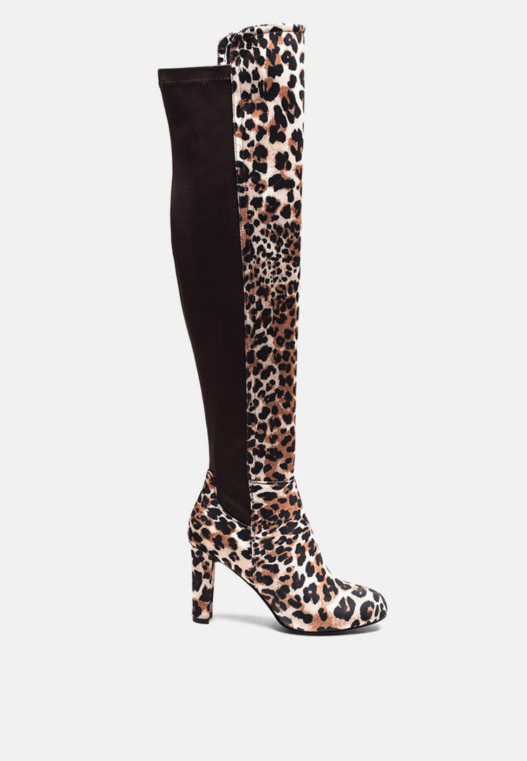 Fauna Knee High Block Heeled Boots - Glamourous Grace