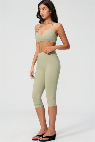 The Twirl Sports Bra Capri Leggings 2-Piece Set