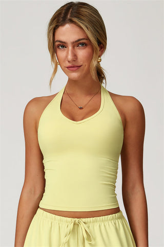 The Sprint Halter Tank Top