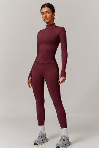 The Nova Luxe Jacket Sports Bra Leggings 3-Piece Set