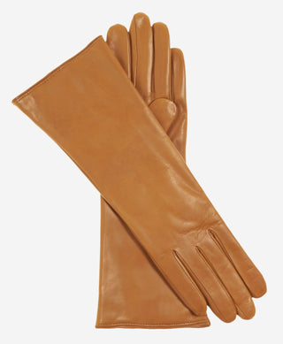 Camilla (calf) - Italian "4 button length" cashmere lined leather gloves - Glamourous Grace