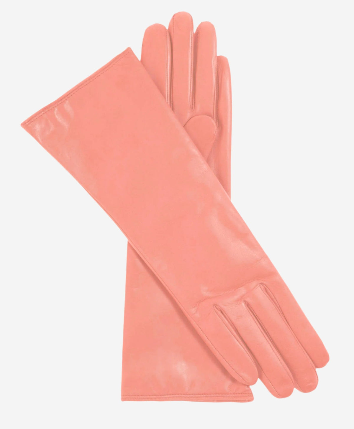 Camilla (pink) - Italian "4 button length" cashmere lined leather gloves - Glamourous Grace