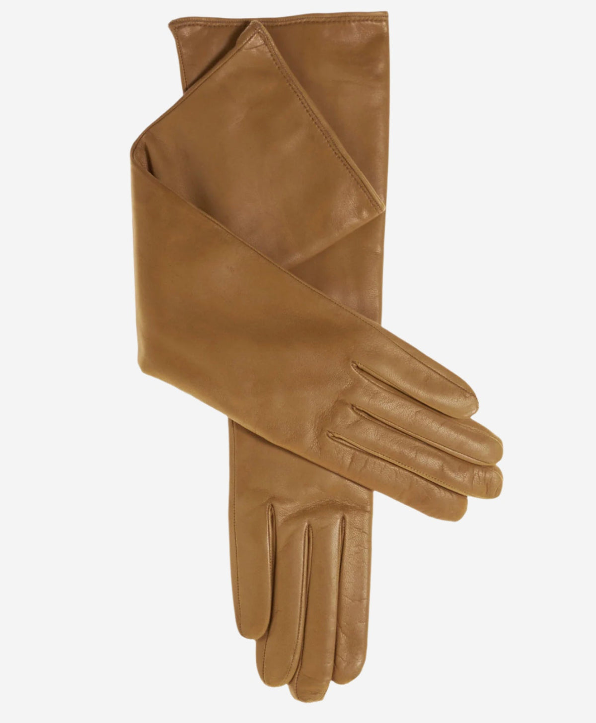 Leonora (vac) - Italian "8 Button Length" Cashmere Lined Leather Gloves - Glamourous Grace
