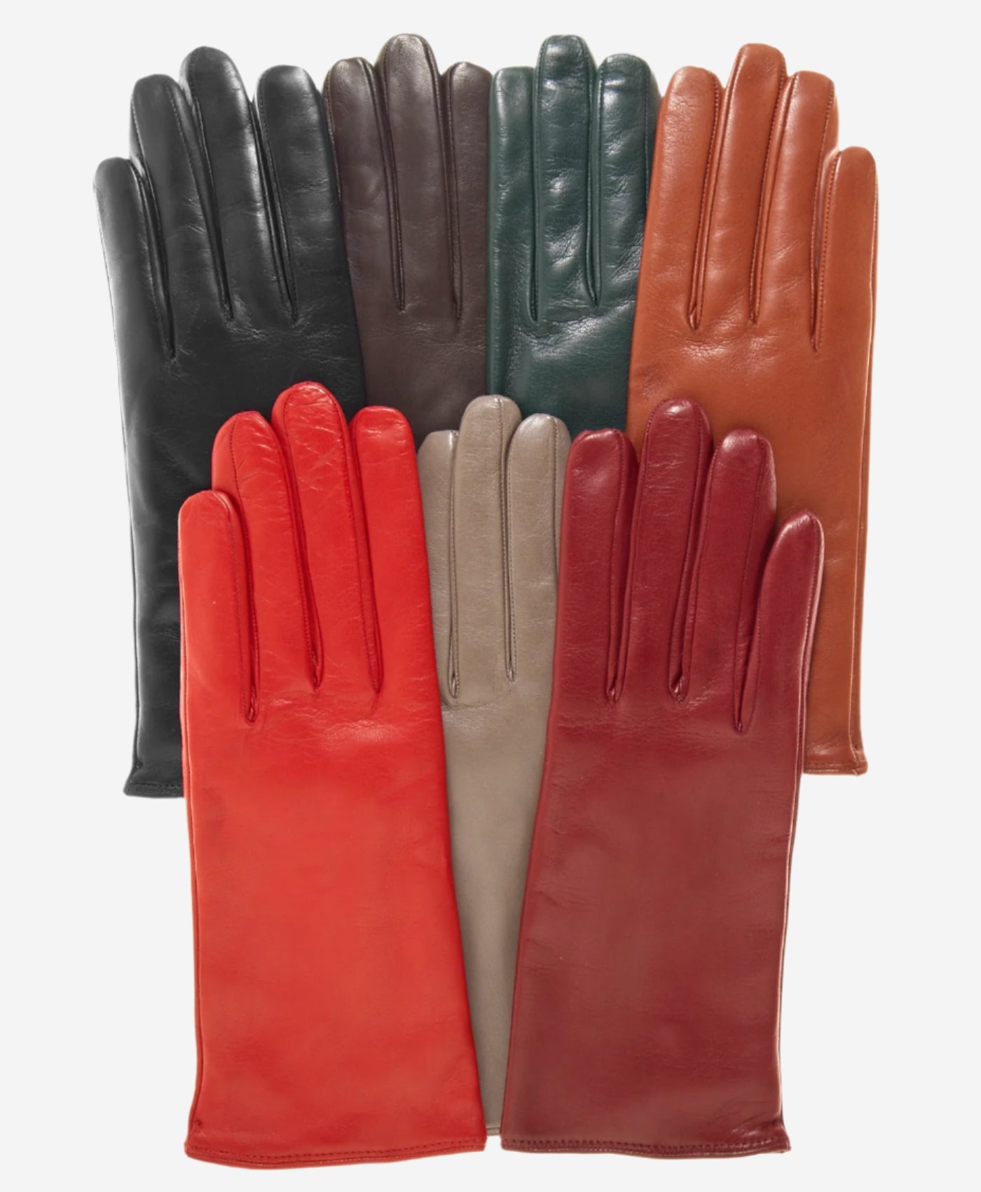FC04 (xb) - Women's Italian cashmere lined leather gloves - Glamourous Grace