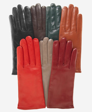 FC04 (xb) - Women's Italian cashmere lined leather gloves - Glamourous Grace