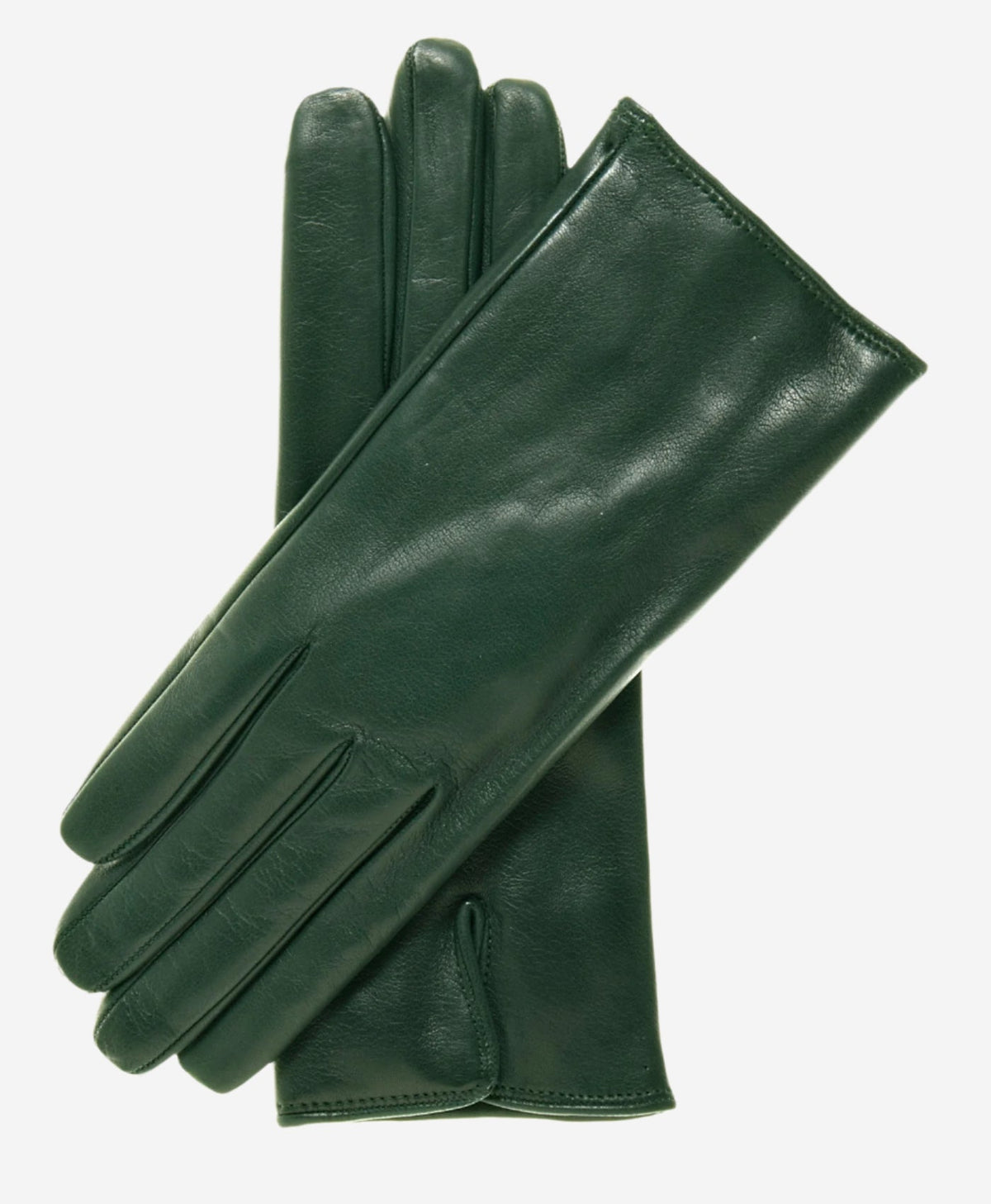 FC04 (forest) - Women's Italian cashmere lined leather gloves - Glamourous Grace