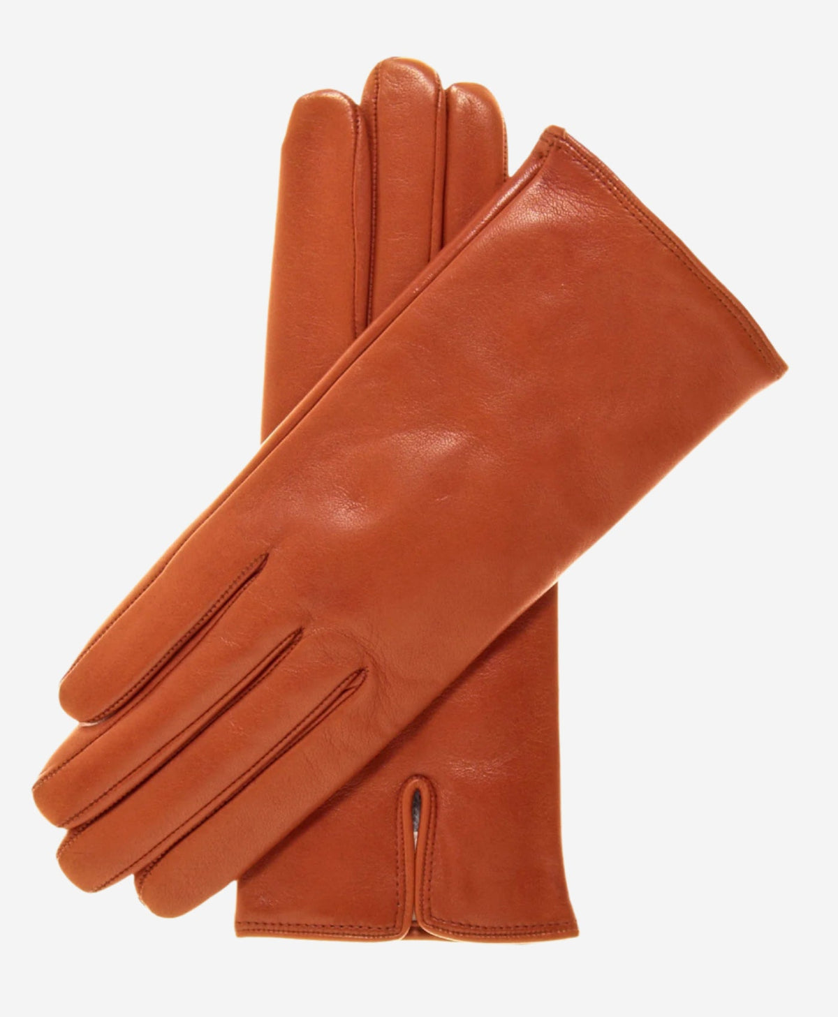 FC04 (medium brown) - Women's Italian cashmere lined leather gloves - Glamourous Grace