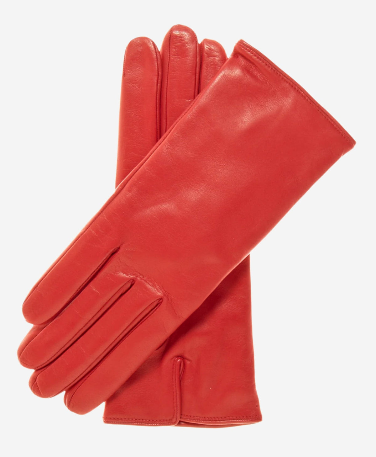 FC04 (red) - Women's Italian cashmere lined leather gloves - Glamourous Grace