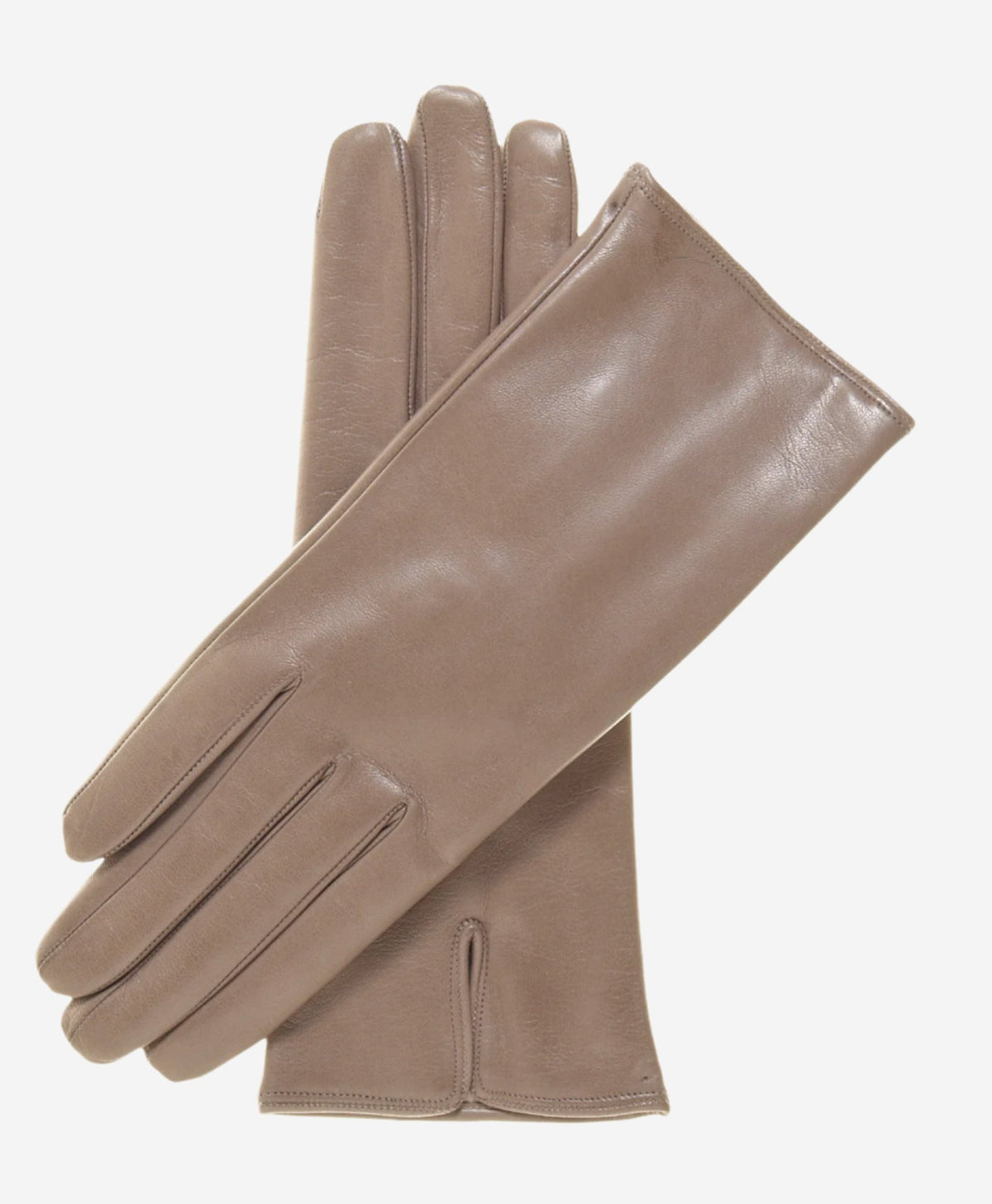 FC04 (taupe) - Women's Italian cashmere lined leather gloves - Glamourous Grace