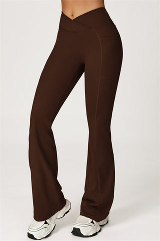 The Glacier Crop Tank Flared Leggings 2-Piece Set