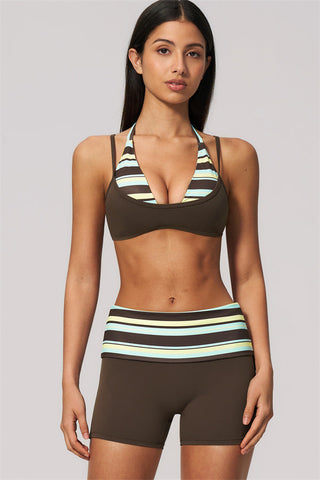 The Enliven Sports Bra Shorts 2-Piece Set