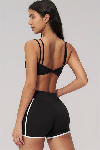 The Clarity Dual Strap Sports Bra Shorts 2-Piece Set
