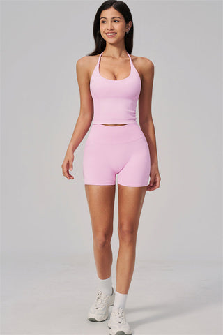 The Align Halter Tank Top Shorts 2-Piece Set