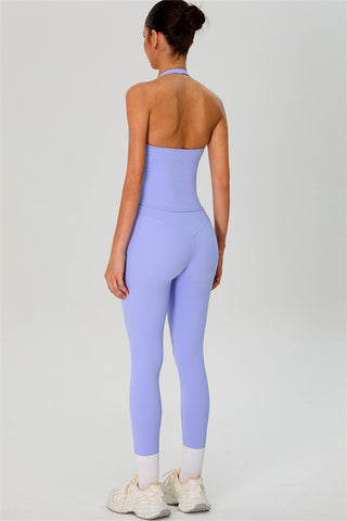 The Solid Halter Tank Top