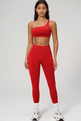 The Empower One-Shoulder Sports Bra