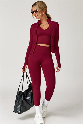 The Delight Jacket Leggings 2-Piece Set - Glamourous Grace