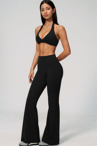 The Lox Sports Bra Flared Leggings 2-Piece Set