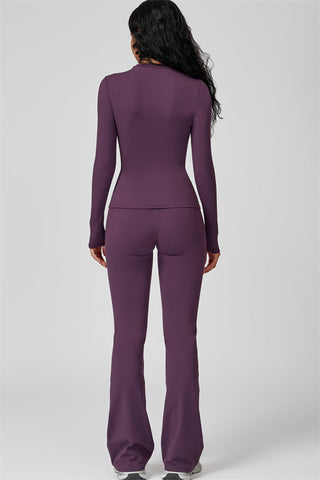The Oasis Long Sleeve T-shirt Flared Leggings 2-Piece Set
