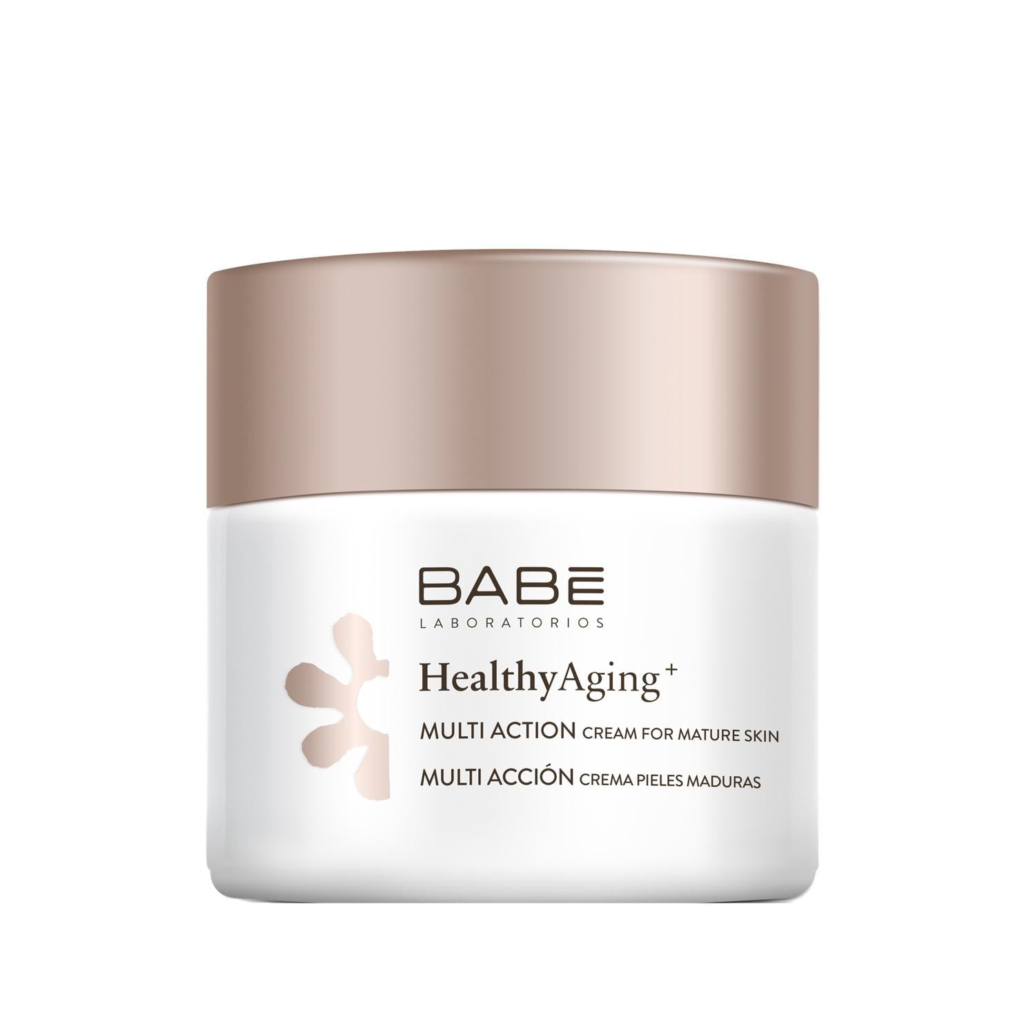 Babe HealthyAging+ Anti-Aging Face Cream: Multi-Action Skincare for Mature Skin, Wrinkle Reduction, Healthy Aging - 50ml - Glamourous Grace