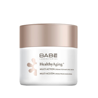 Babe HealthyAging+ Anti-Aging Face Cream: Multi-Action Skincare for Mature Skin, Wrinkle Reduction, Healthy Aging - 50ml - Glamourous Grace