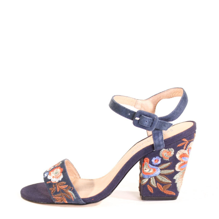 Feisty Embroidered Heels - Glamourous Grace