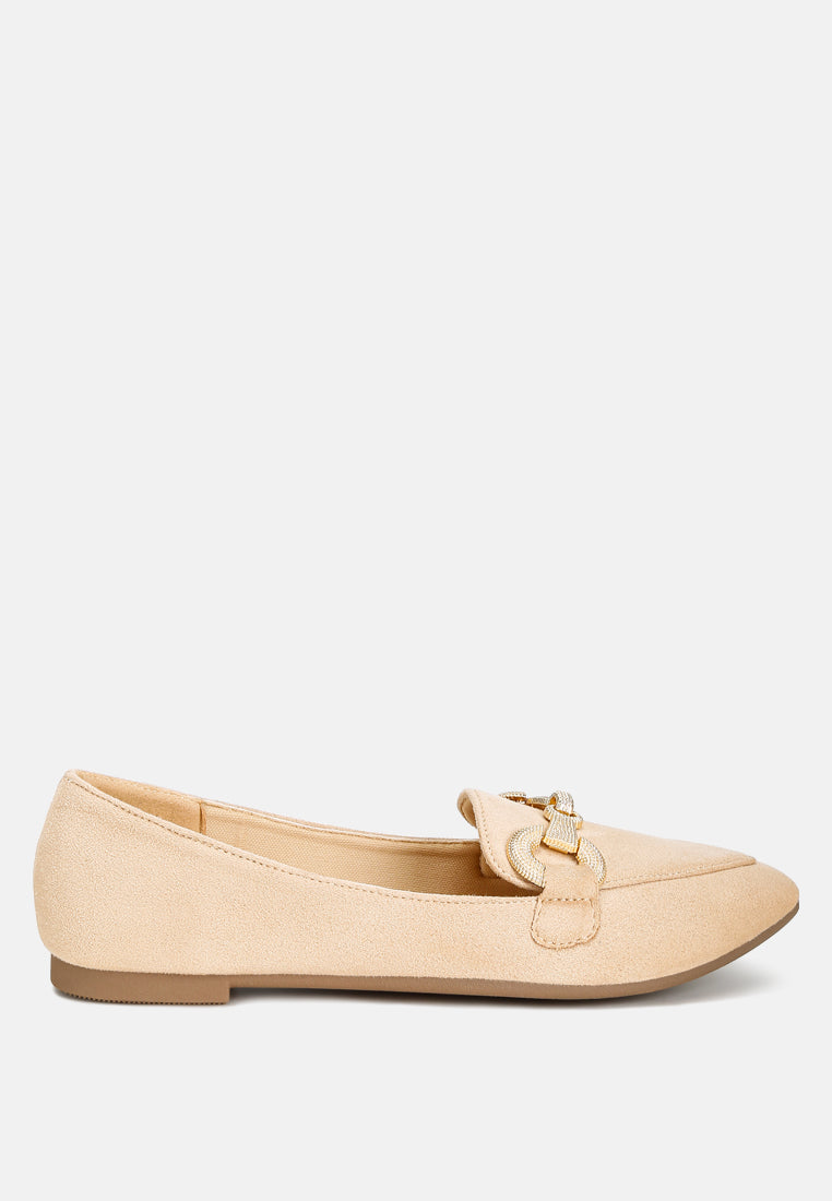 Fembot Horsebit Detail Flexible Loafers - Glamourous Grace